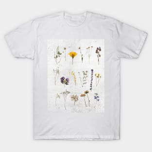 Dried Flower Collage T-Shirt